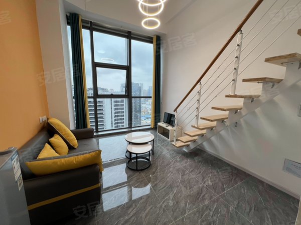 【多图】世茂璀璨臻樾(商住楼),巫家坝租房,巫家坝 一室loft 落地窗