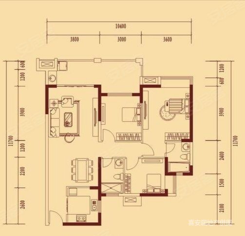 万林湖(别墅)6室3厅5卫224㎡南北530万