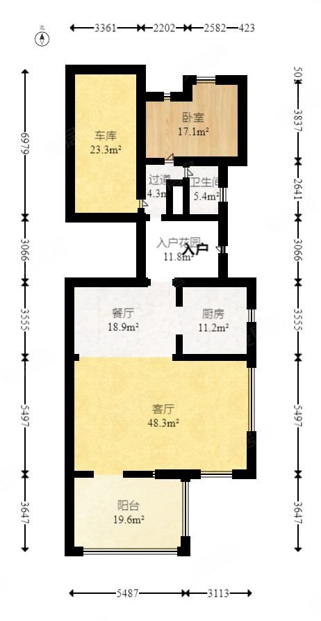 金地三千府(别墅)6室2厅3卫402㎡南北658万