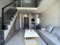 泉州安溪安溪宝龙广场多套铂金公馆，复式楼，精装1房1厅，密码锁，家具齐全，好停车出租房源真实图片