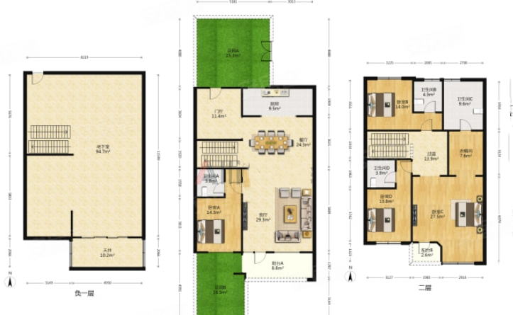 必看好房 清凉山居叠拼  南北双花园  环境优美 诚售