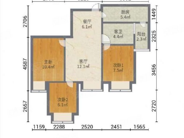 精装套三 核动力院专利局天府三五街世豪广场华阳出租房源真实图片