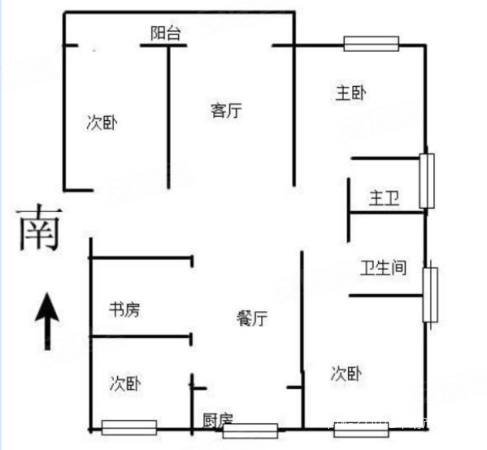 可以過戶,建業香檳聖園二手房,108萬,4室2廳,2衛,146平米-商丘安居客