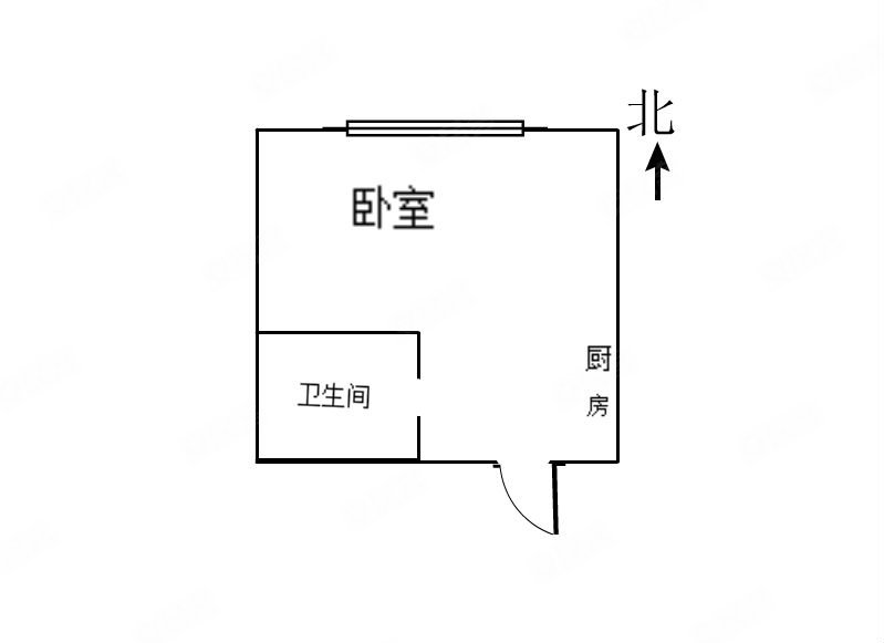 新东方国际1室0厅1卫45㎡北46万