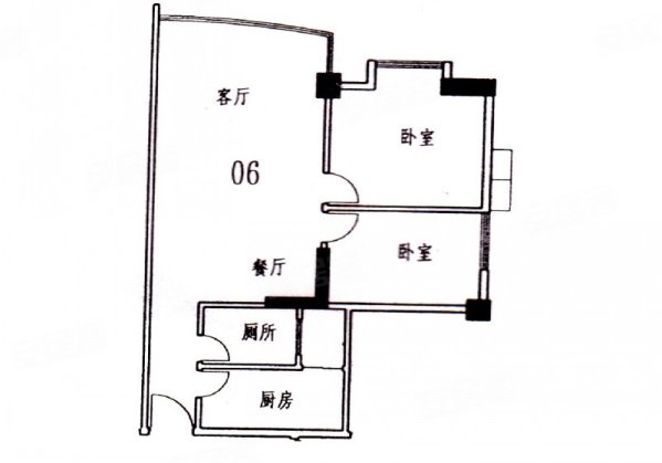 荔港d区 采光充足 户型方正 安静无遮挡,荔港南湾二手房,325万,2室2厅