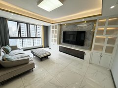 绍兴诸暨诸暨市区祥生未来城三室两厅两卫豪华装修拎包入住诸暨城西带车位空调出租房源真实图片