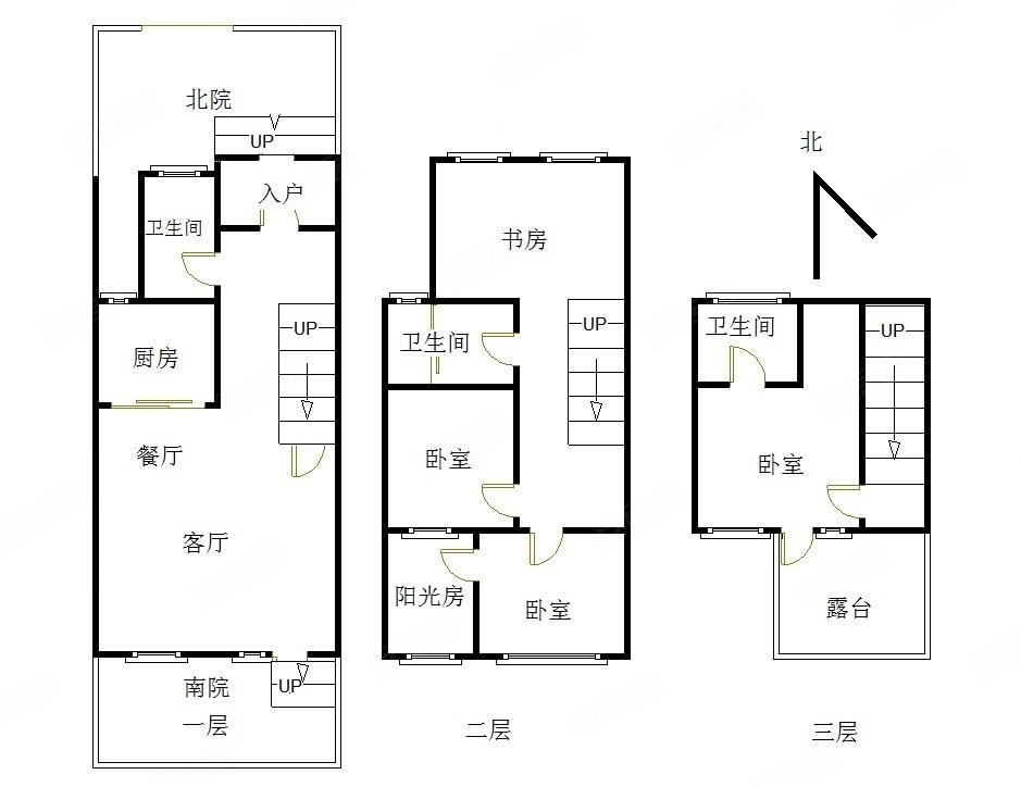 玫瑰假日3室2厅2卫182㎡南北278万