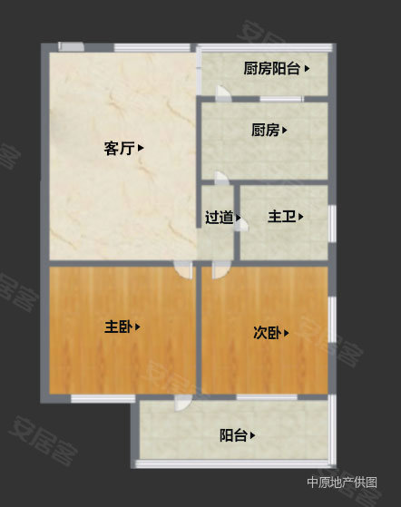 中海康城花園2室1廳1衛82㎡南339萬