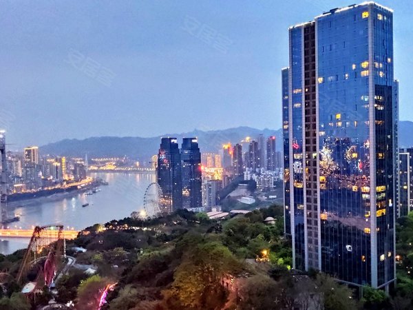 重庆南岸南坪西路上海城实拍 上海城精装一室一厅 近轻轨 交通便利