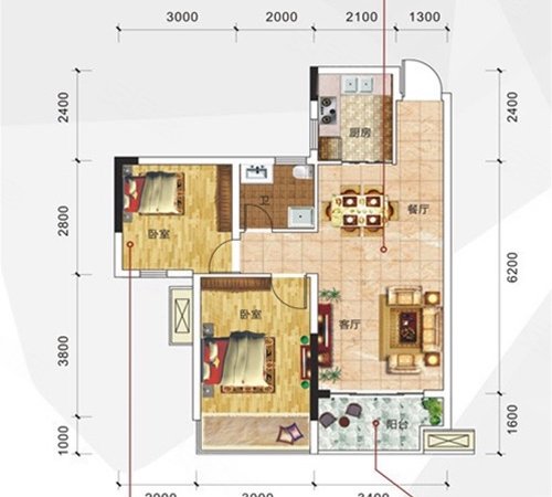 南宁西乡塘北湖大唐天城新出,地铁口,大唐天城,朝南2房随时看出租房源