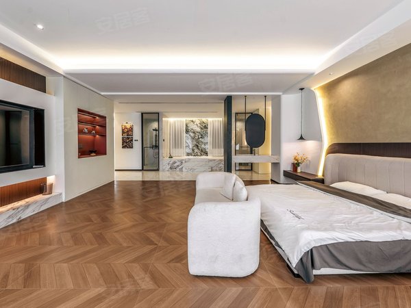 金华东阳横店秦宫壹号横店镇中心景区门口独栋别墅拎包入住现代风出租房源真实图片