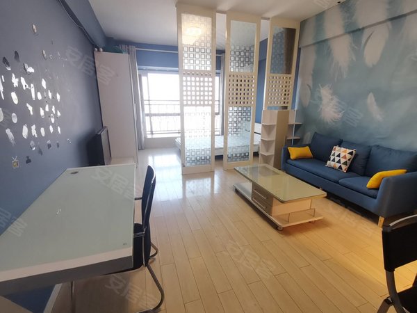 金华婺城江北福莲汇江北银泰旁 电梯1室1厅 落地窗 闹中取静 家电具齐全 实惠出租房源真实图片