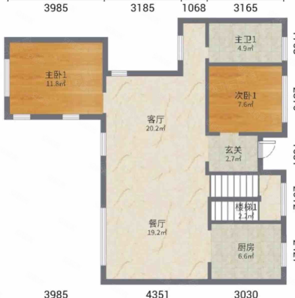 金茂霞客岛生态城(别墅)4室2厅3卫159㎡南325万