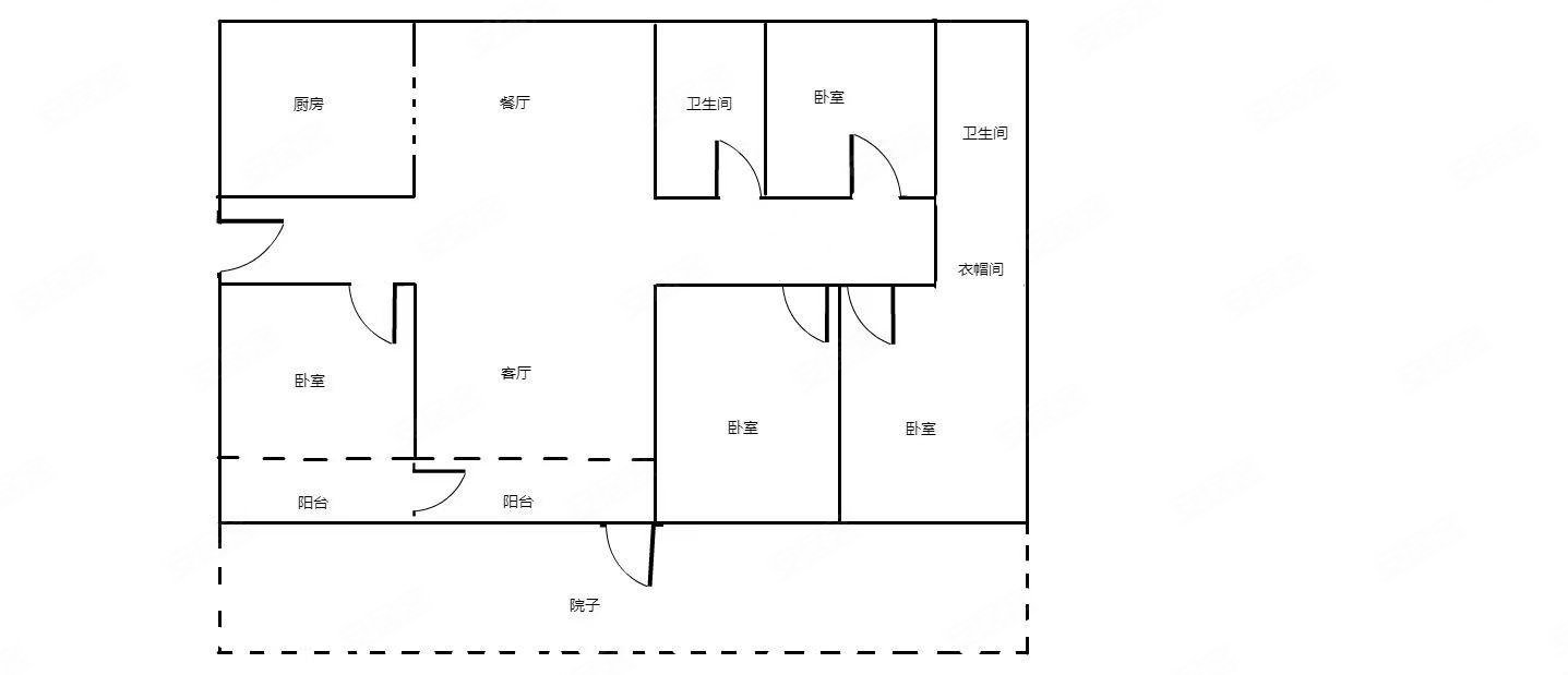 盛世榴园(二期)4室2厅2卫156㎡南64万