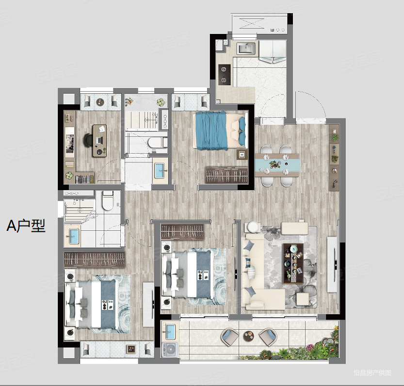 城南中心望江悦府次新小区南京一中江北分校大悦城旁