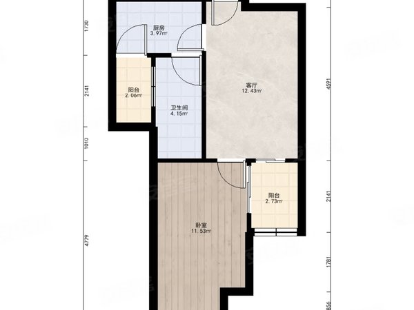 广州海珠滨江东珠江新岸公寓诚实房源,珠江新岸公寓一房一厅随时入住