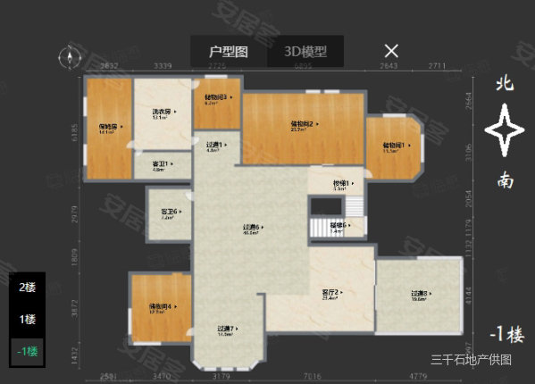 世茂佘山庄园(一期)5室3厅6卫766㎡南6600万