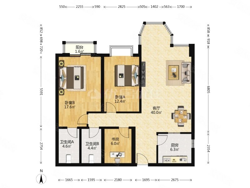 北京房产网>北京二手房>朝阳二手房>大望路二手房>珠江帝景(b区)>