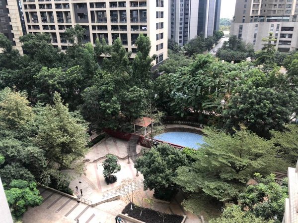 利雅湾东南向大三房两卫配置齐全双阳台安静望花园急租,天河租房-广州