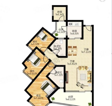 深圳南山后海广博星海华庭广博星海华庭 3室2厅1卫 99平 配套齐全
