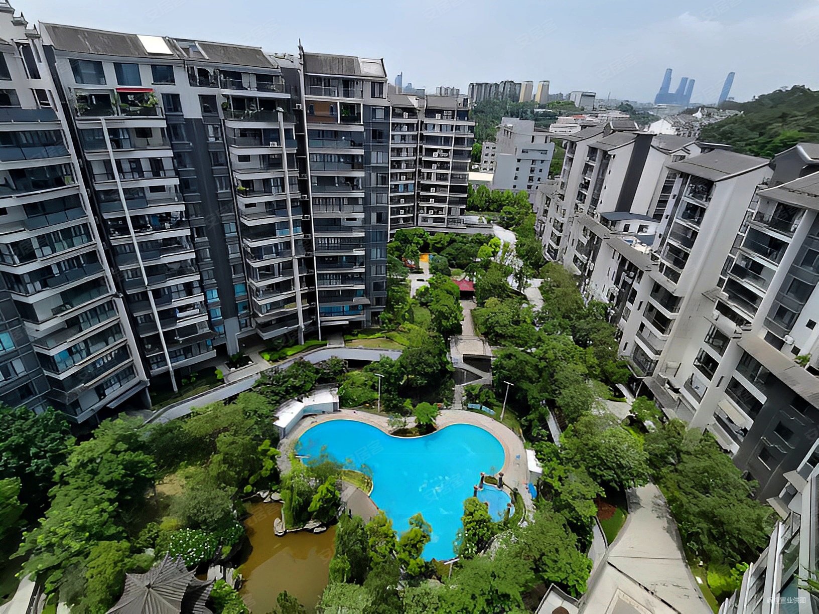 青秀区滨江公园一品尊府楼中楼带80平露台低密度洋房