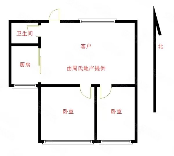 急售好房  砂子塘稻田中学150米 3室2厅 58万