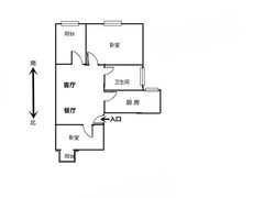 珠海香洲吉大锦园 2室2厅1卫  电梯房 精装修62平米出租房源真实图片