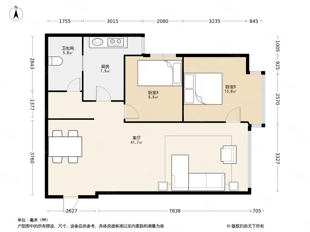 圣世一品停车方便交通便利大两居商品住宅商业配套齐全