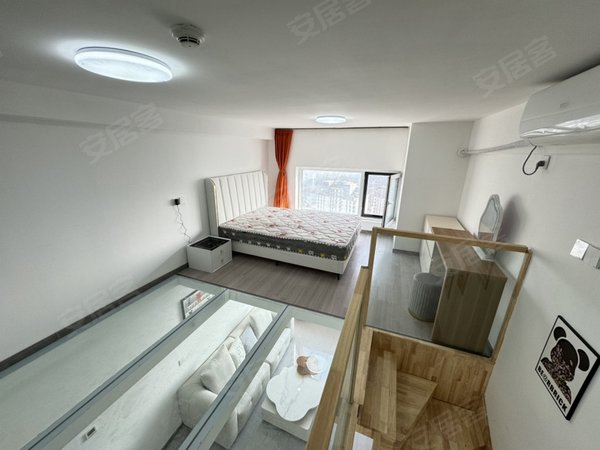 金华路租房,押一付一|1号线水清沟地铁旁双层loft电梯房,市北租房