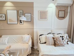 苏州张家港杨舍法式风情吾悦广场公寓民用水电家电齐全，拎包入住可押一付一出租房源真实图片