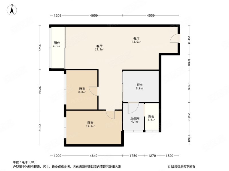吾悦公馆(二期) 商品住宅双卫生间 新小区 朝南,带车位,吾悦公馆(二期