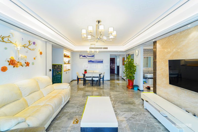 万达旁 泰禾红悦高层豪华装修大四房    福耀大学 采光良好