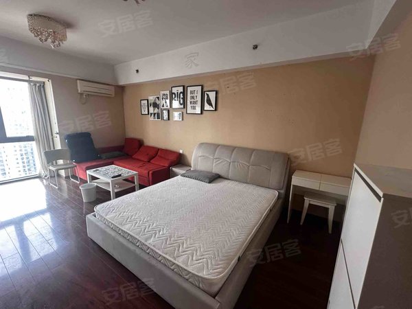 无锡滨湖河埒万达公寓(滨湖)万达公寓新出精装一室   房源采光好,南北