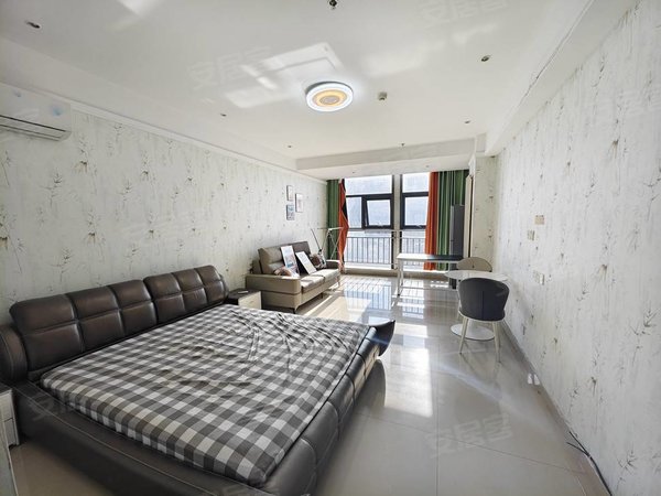 包头昆都仑包百都市豪庭(商住楼)都市豪庭公寓 精装修   一室一厅 家具家电齐全 拎包入住出租房源真实图片