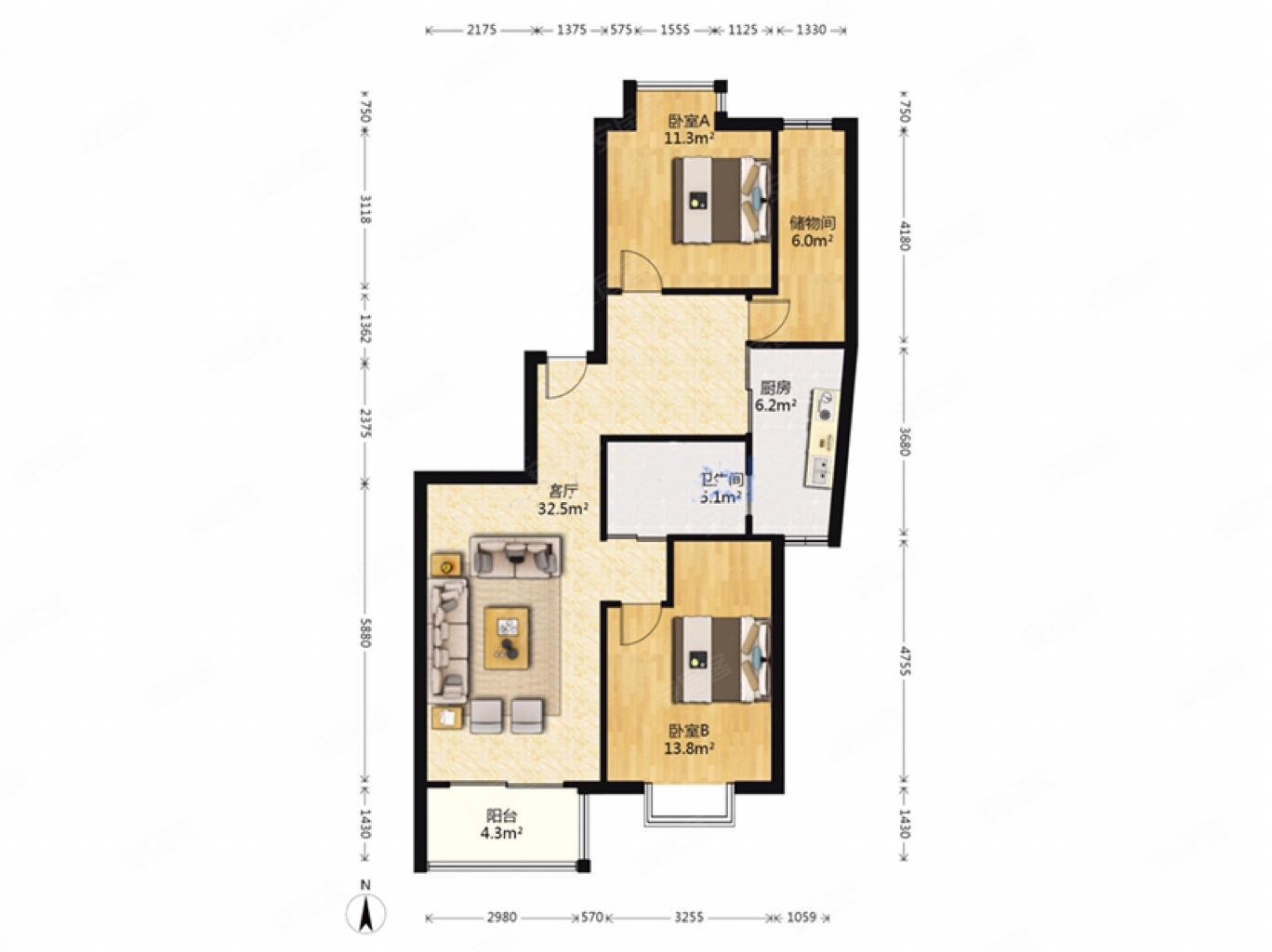 拉德芳斯梧桐花园北苑