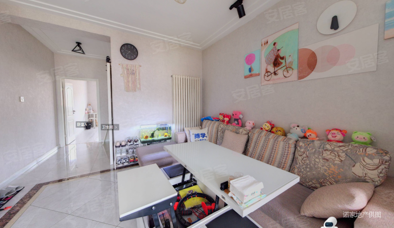 兴达花园小区 紧邻地铁口 红旗镇   装修保持很好