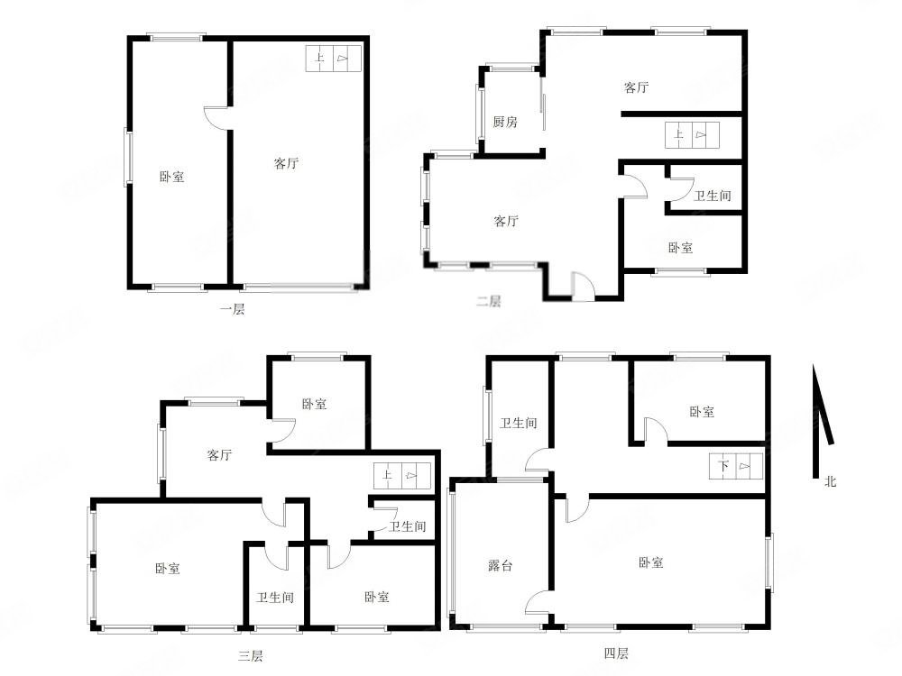 红堡5室2厅5卫277.51㎡南北183万