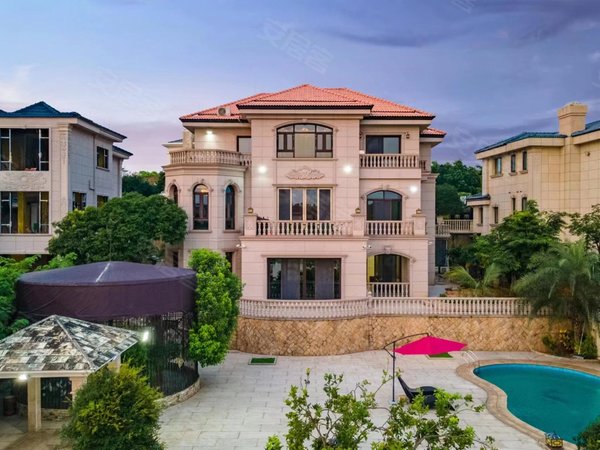 独栋豪华别墅 一线临湖 大花园 私家大泳池,广州周边租房-广州58安居