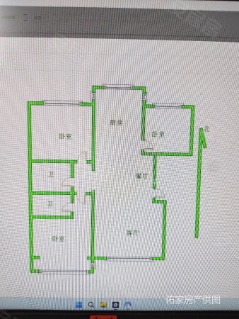 河套书苑3室2厅2卫135㎡南北71万