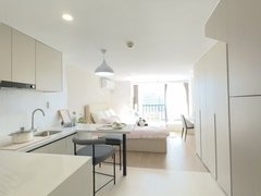 嵊州城区市中心整租嵊州宝龙旁 网红公寓自带阳台 家电齐全拎包入住随时看房出租房源真实图片