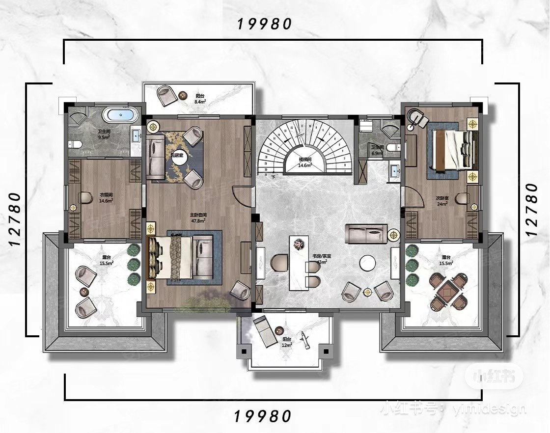 麓山独栋别墅带200平花园私人泳池送地下车库百平