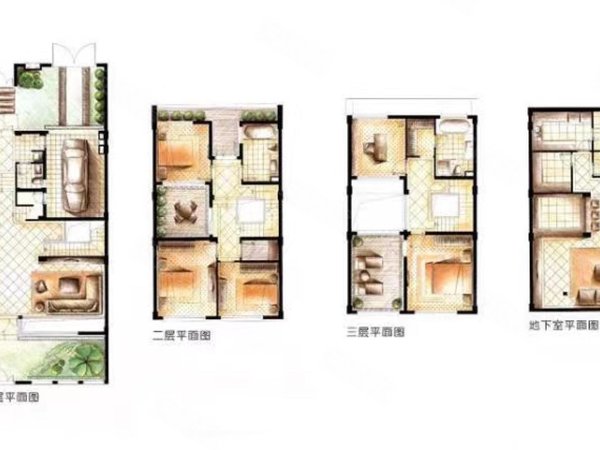 【多图】浦江华侨城(一期别墅),浦江租房,华侨城(水岸联排)可长租办公