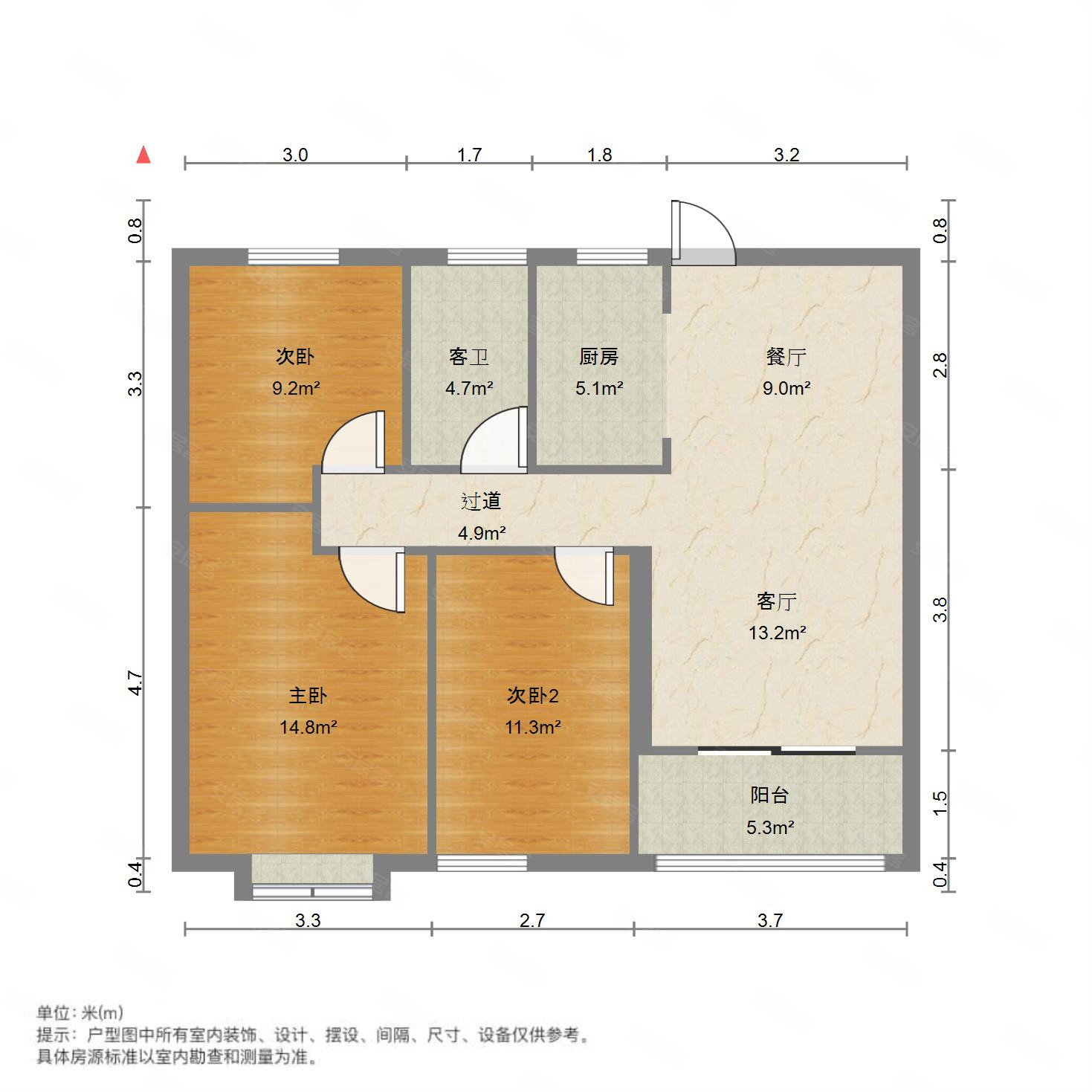 首付15万,长清湖精装修小三室,中间楼层,正常首付可贷款.