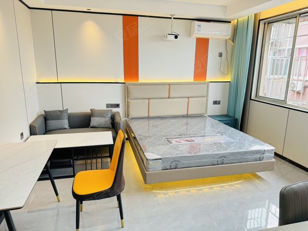 金华婺城婺城江南下马滩新区洪坞下马滩詹宅江边公园万达朝南投影停车方便环境好家具齐全东茂出租房源真实图片