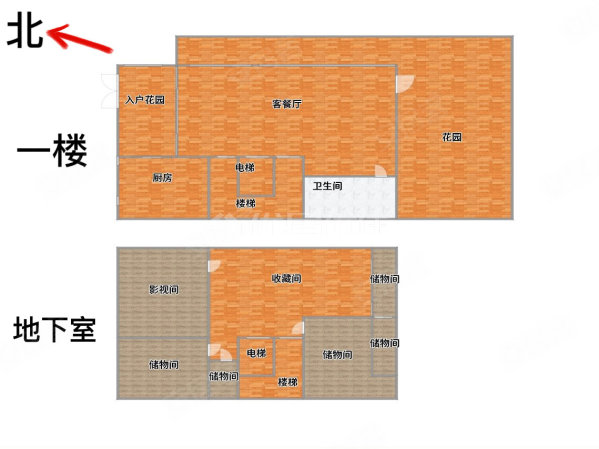 汇东逸墅(别墅)7室4厅5卫476㎡南北1100万