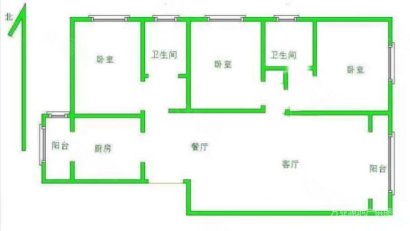 融创澜玥台3室2厅2卫113.03㎡南130万