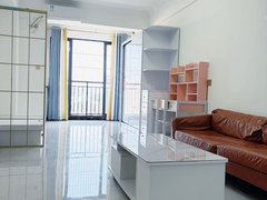 肇庆高要南岸街道蔚蓝国际 1室1厅1卫 南北通透 电梯房 精装修出租房源真实图片