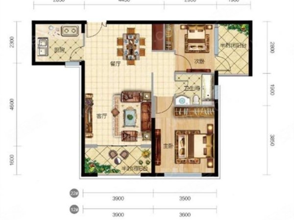 【多图】浦江御景湾,奥体中心租房,浦江御景湾 精装 两室 有钥匙 干净