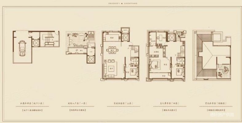 凤栖壹号院(别墅)4室2厅3卫238㎡南北360万