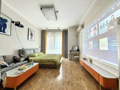 鹤壁淇滨朝歌里自己的房子建业壹号城邦，百寸投影，拎包入住，可押一付一出租房源真实图片